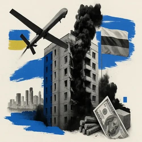 Ukrainian drone hits apartment building in Tver