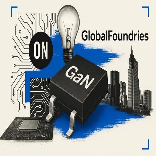 ON Semiconductor (ON) is to develop next-gen GaN power devices with GlobalFou...