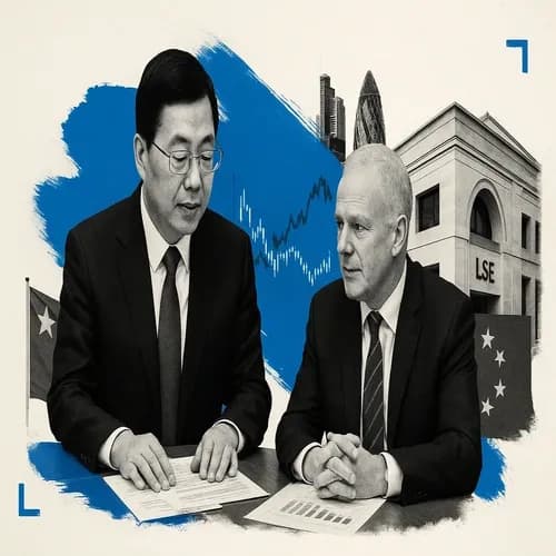 Chinese Vice Finance Minister meets with CEO of LSE (LSEG LN)