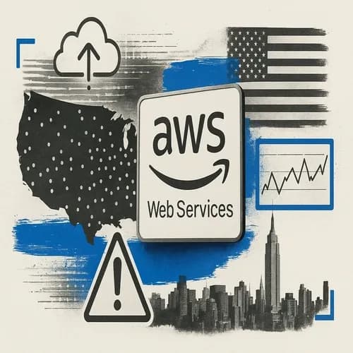 User reports indicate issues at Amazon Web Services (AMZN) in the US