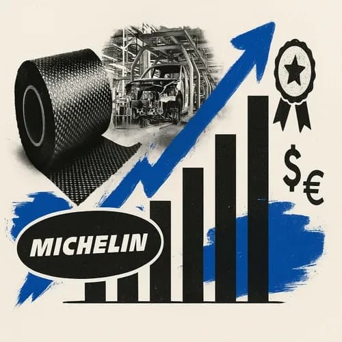 Michelin (ML FP) expects polymer composite solutions revenues to increase by ...