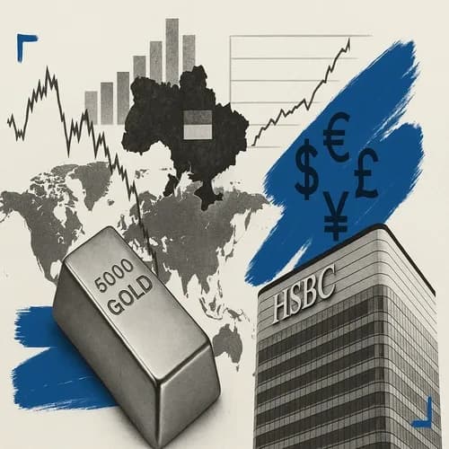 HSBC forecasts gold to hit USD 5000/oz in H1'26 due to geopolitical risk and ...