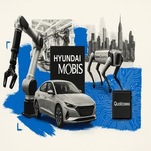 Hyundai Mobis (012330 KS) partners with Boston Dynamics and Qualcomm (QCOM) t...