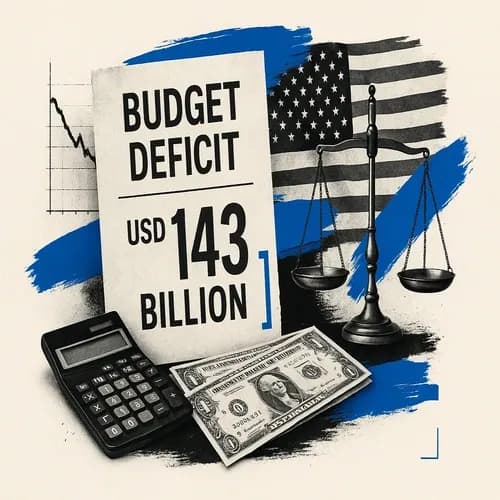 CBO estimates USD December Budget deficit at USD 143bln