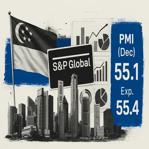 Singaporean S&P Global PMI (Dec) vs. Exp. 55.1 (Prev. 55.4)