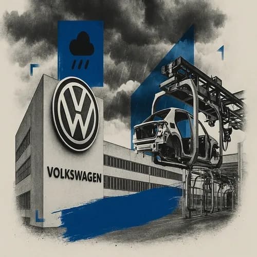 Volkswagen (VOW3 GY) to pause production at the Emden plant in Germany on Fri...
